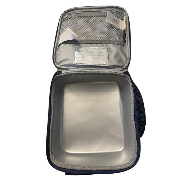 Pottery Barn Kids Star Wars Lunch Box R2-D2 BB-8 C-3PO Insulated Blue Samuel - Picture 7 of 8